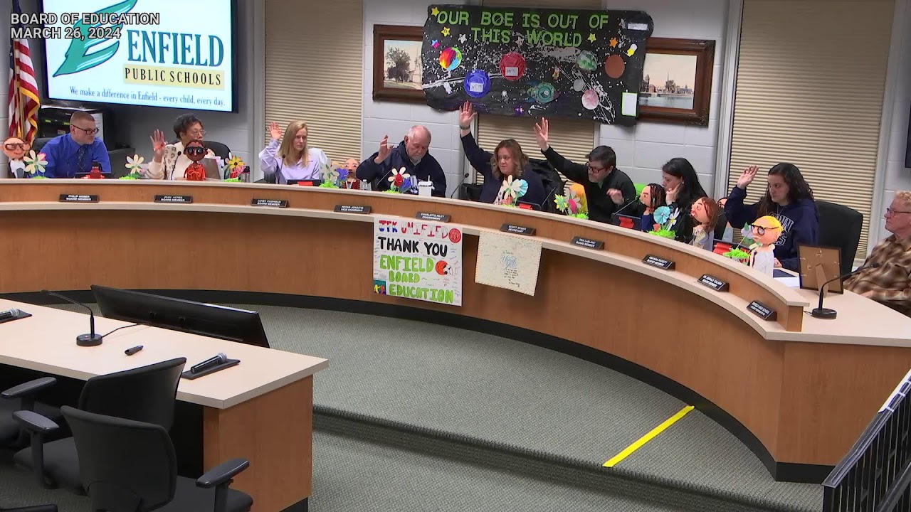Enfield, CT - Board of Education - March 26, 2024