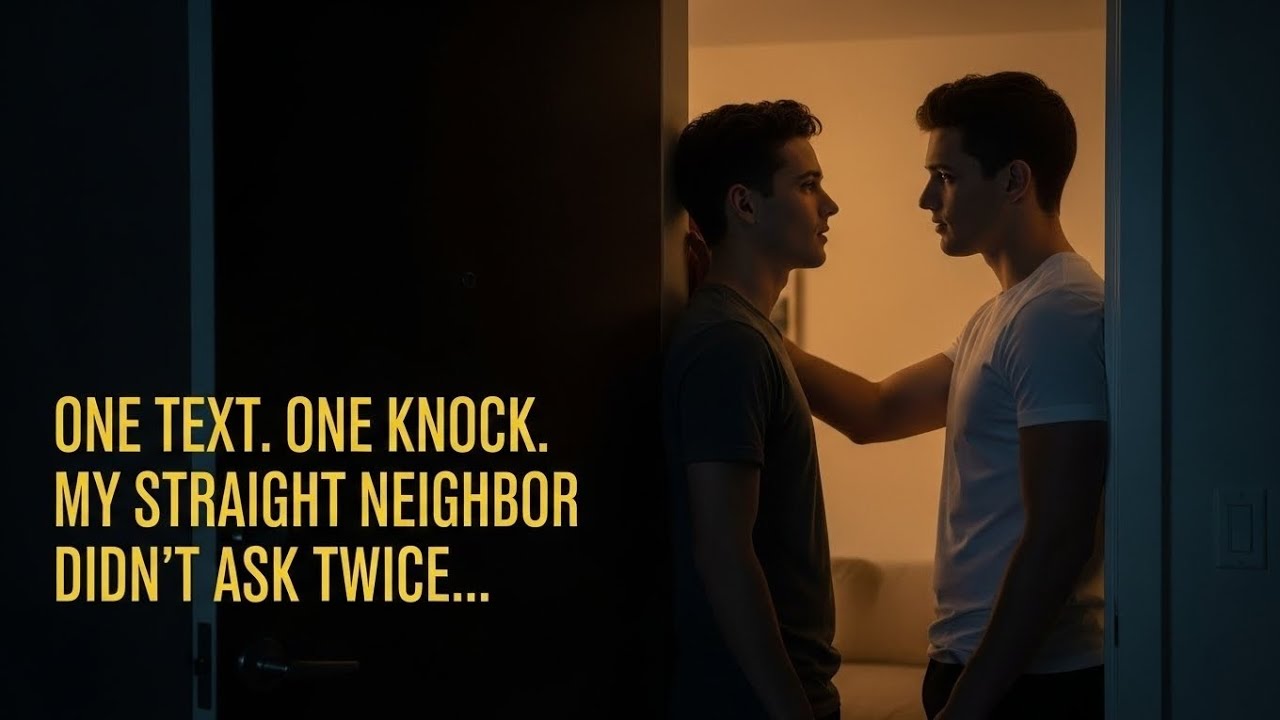 MY STRAIGHT NEIGHBOR TEXTED ‘YOU UP?’ — THEN WALKED IN AND SAID ‘DON’T MAKE ME ASK TWICE’.