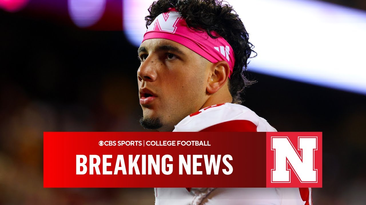 BREAKING NEWS: Nebraska QB Dylan Raiola to miss remainder of season  | Instant Reaction