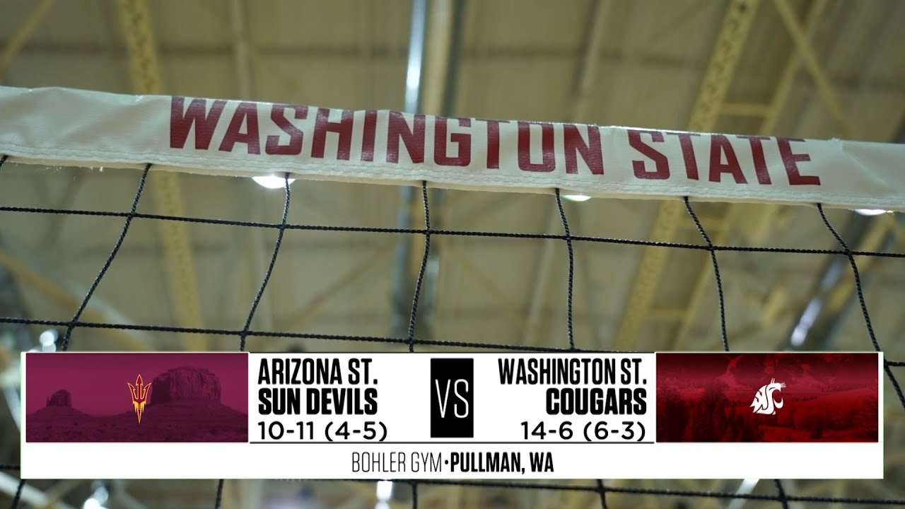 WSU Volleyball: Arizona State at Washington State | Full Match | 10/23/22