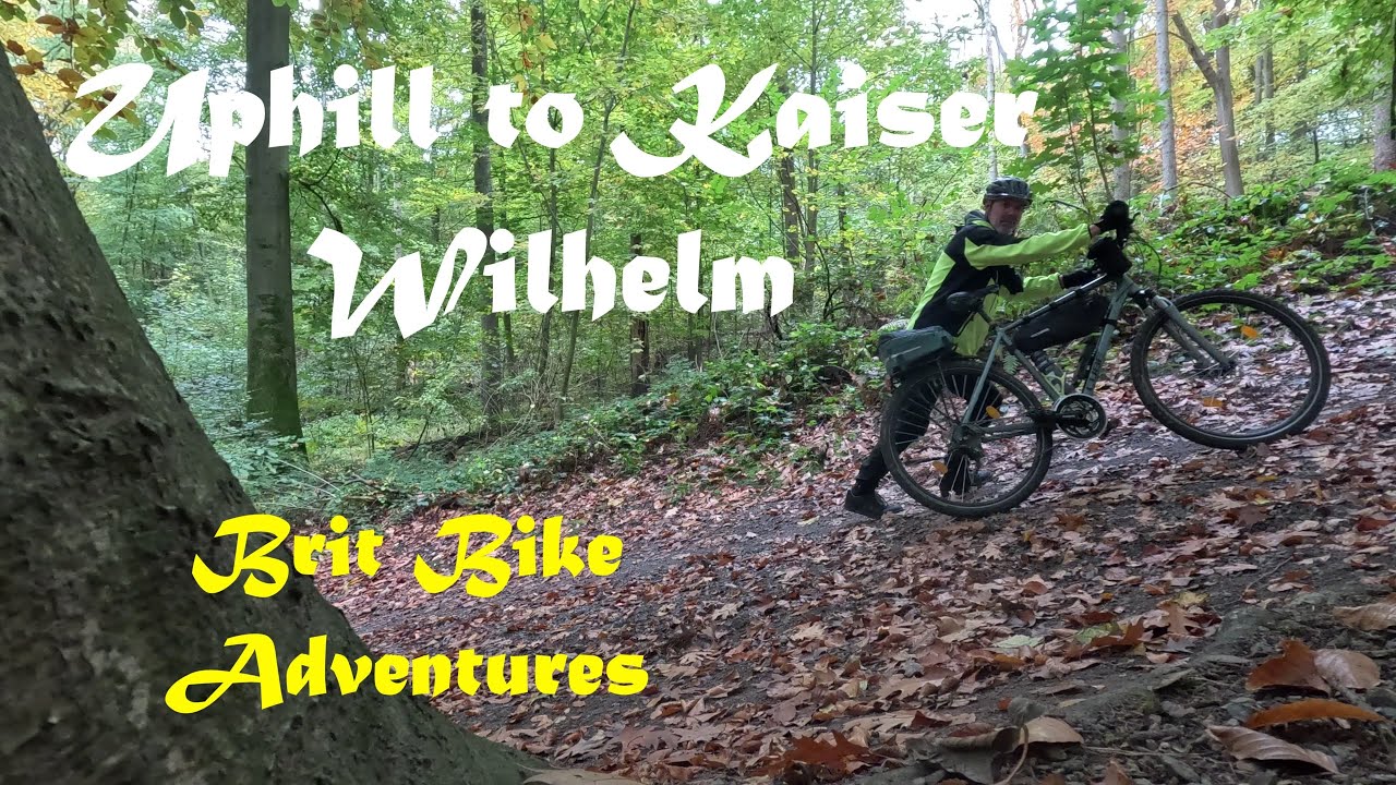 Cycling Germany. Uphill to Kaiser Wilhelm