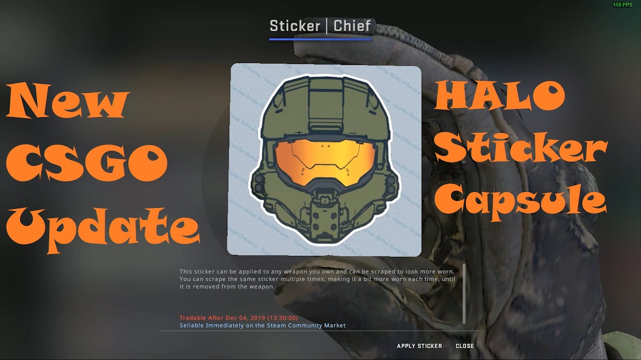 Halo Sticker Capsule
