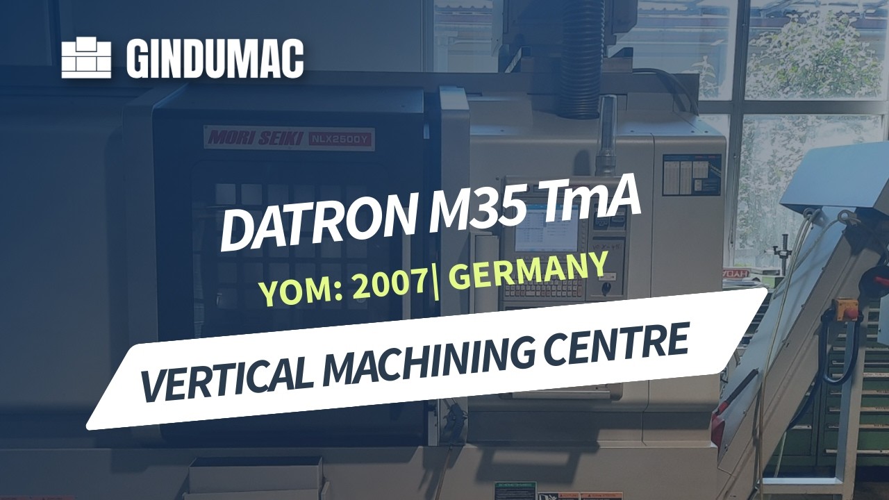 ➤ Used Datron M35 Milling Machine For Sale | gindumac.com