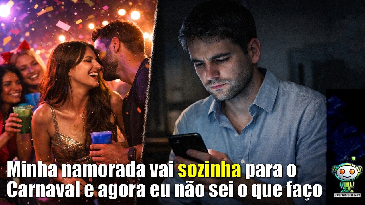 Minha namorada vai sozinha para o carnaval e agora eu não sei o que faço.