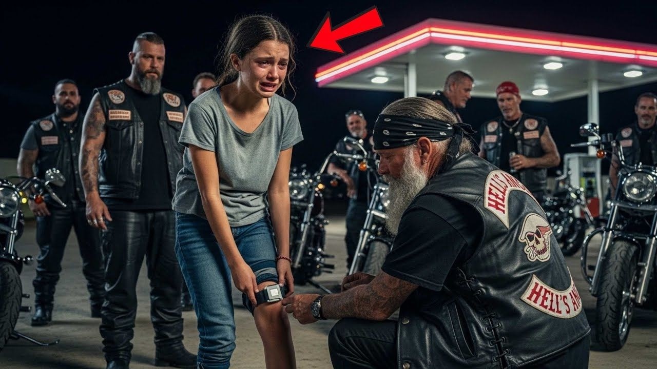 „Papa zählt meine Schritte“ – Mädchen zeigt Bikern ihre Fußfessel, was 175 Engel fanden… wirklich?!,