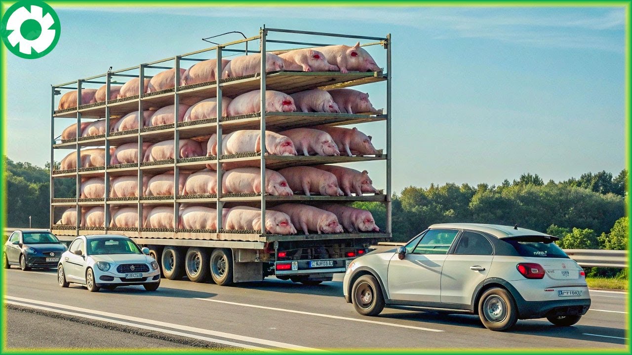 Transporting 9.9 Million Pig This Way - Biggest Heavy Equipment Machines | Heavy Machinery