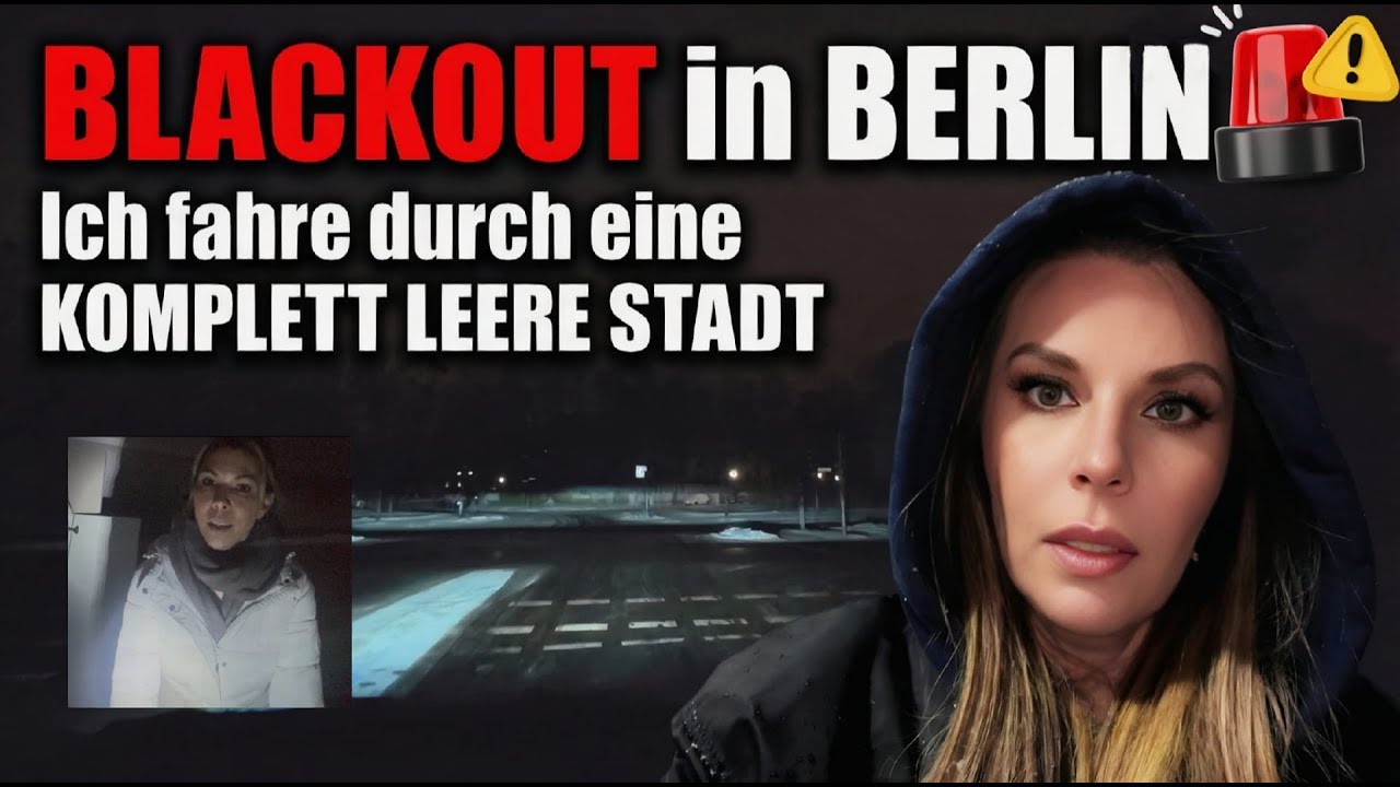 BLACKOUT in BERLIN 🚨 Ich fahre durch eine KOMPLETT LEERE STADT | Aische Pervers