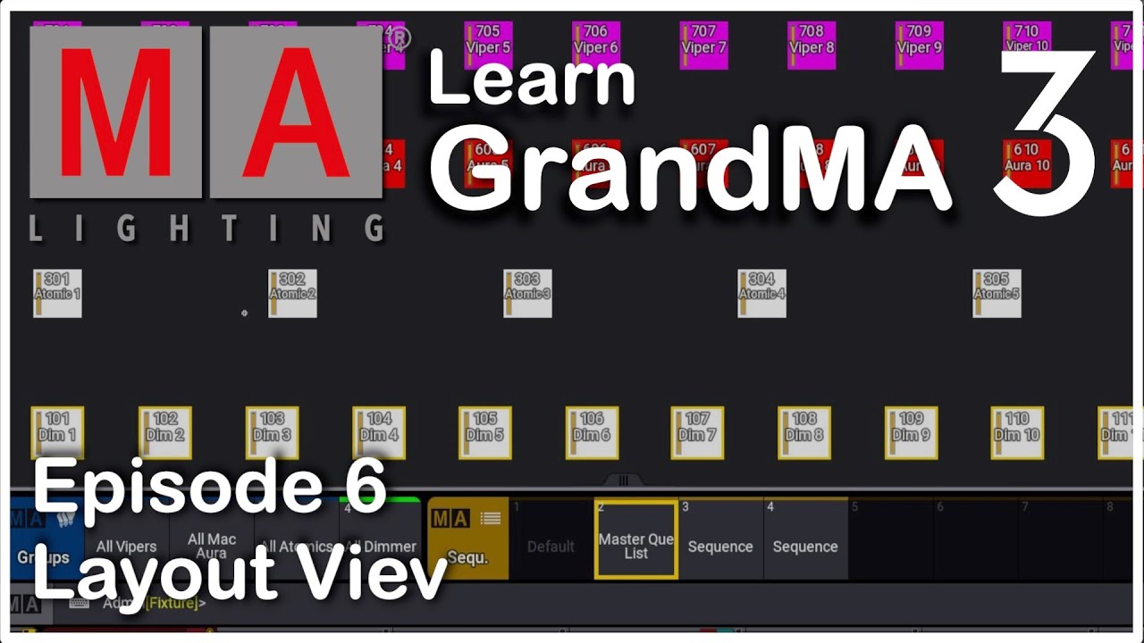 E06 - Учебное пособие по просмотру макета GrandMA3 OnPC