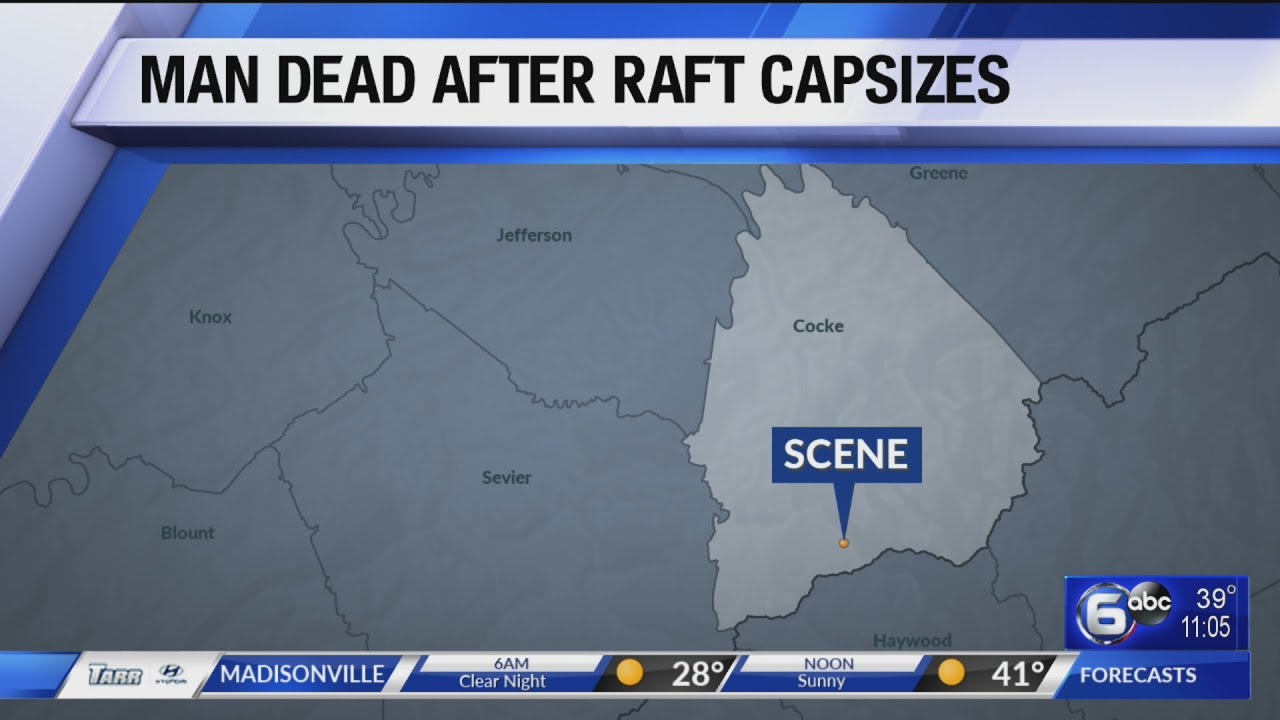 Man dead after raft capsizes