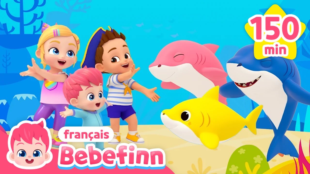 [TOP 50] Bebefinn et Bébé Requin Chansons | +Comptines | Bebefinn en français👶Chansons pour Enfants
