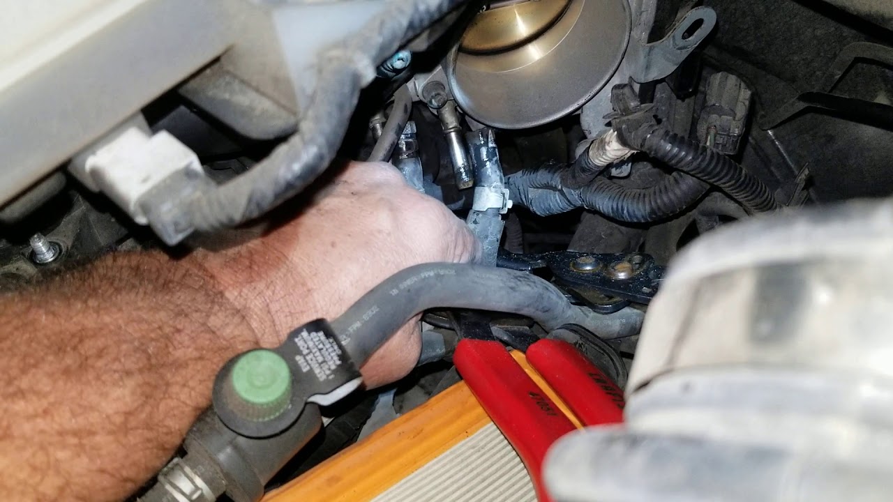 2009 Nissan Murano intake manifold removal notes