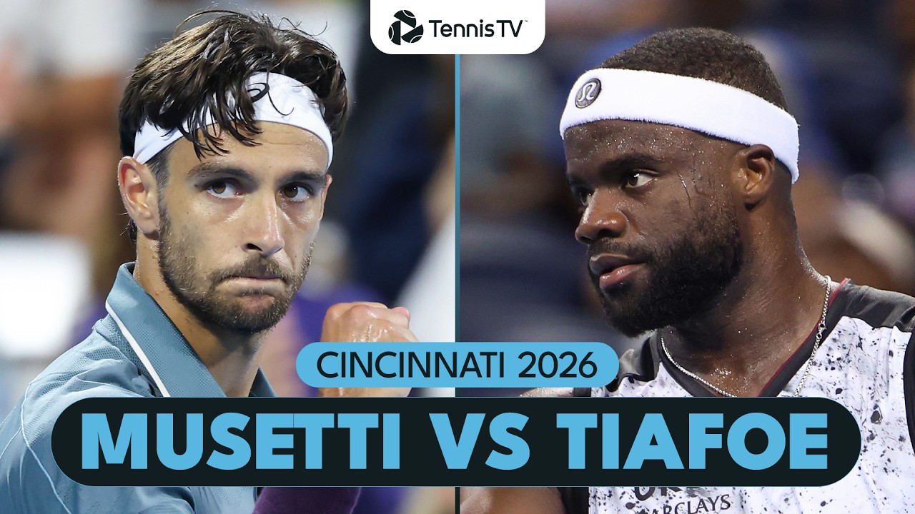 Frances Tiafoe vs Lorenzo Musetti Entertaining Battle | Cincinnati 2026 Match Highlights