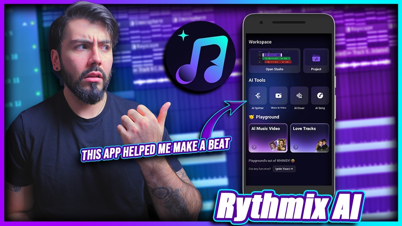 Музыкальные инструменты с ИИ становятся просто безумными!!! Обзор Rythmix AI