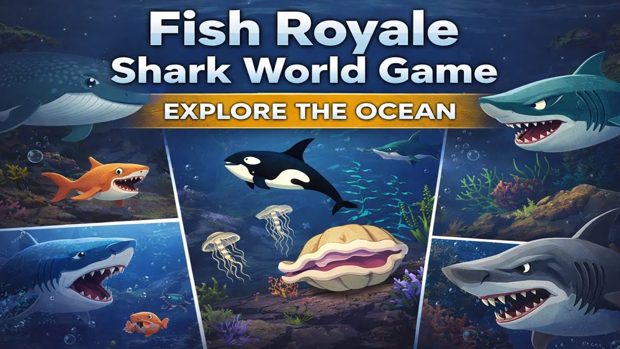 Fish Royale Gameplay – Eat, Grow & Rule the Deep Sea 🦈🌊