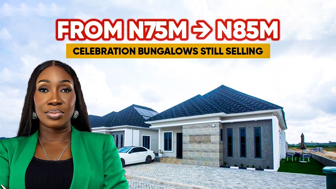 🥇 ₦85M Luxury 3 Bedroom Fully Detached Bungalow in Ibeju-Lekki | Inside Celebration Parkland Estate