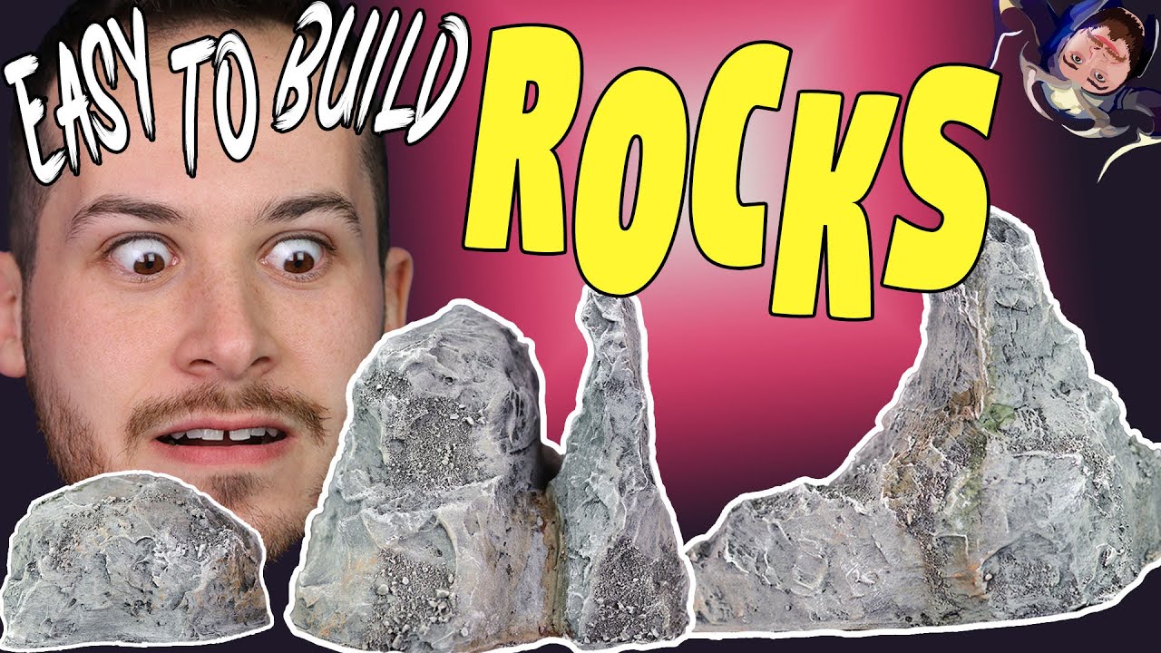 Build EASY Rock and Hill Terrain for Wargaming, Dungeons and Dragons, or the Tabletop!