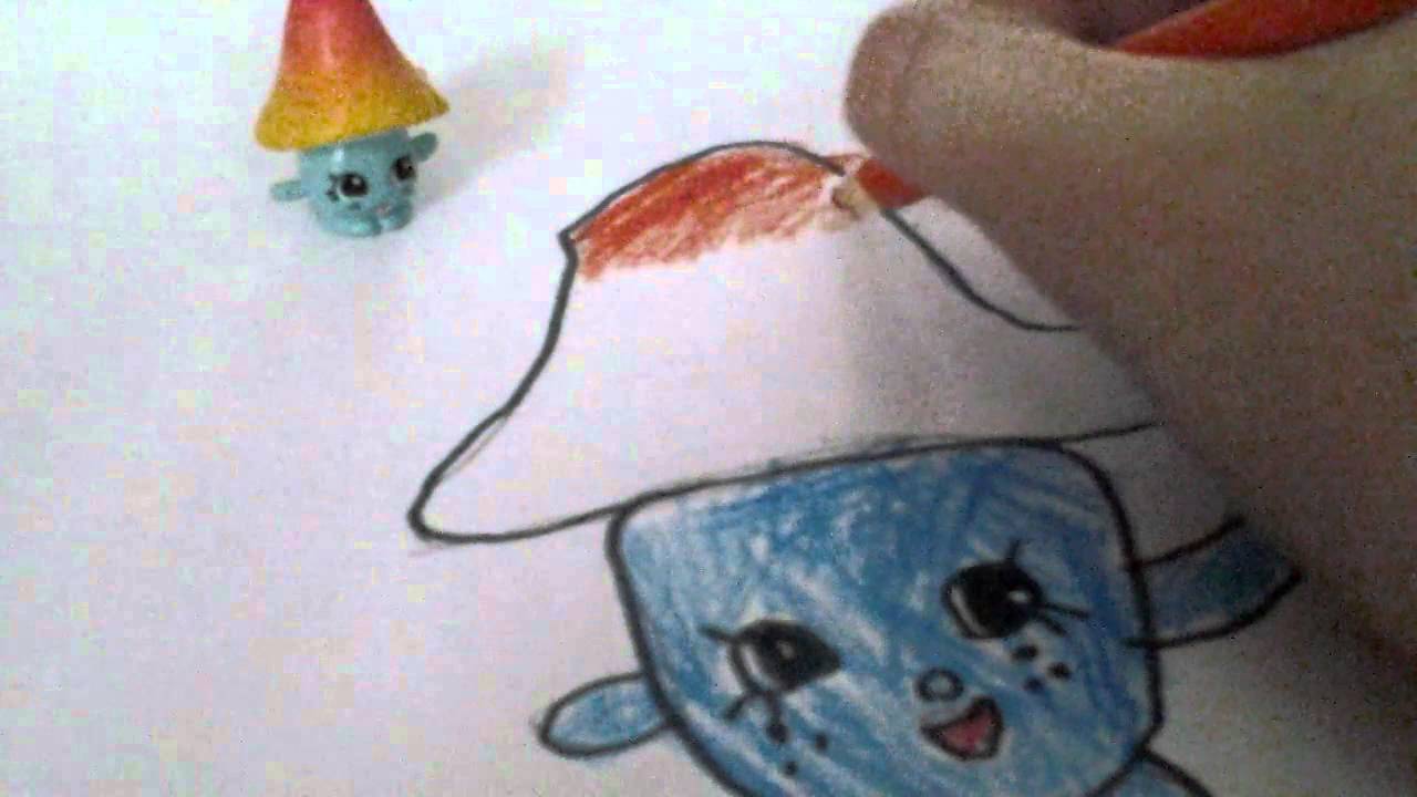 How to draw Shopkin Season 4 Milly Mushroom