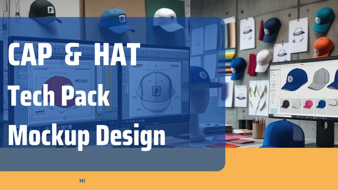 Cap Tech Pack Designer | Custom Cap & Hat Design for Buyers & Brands
