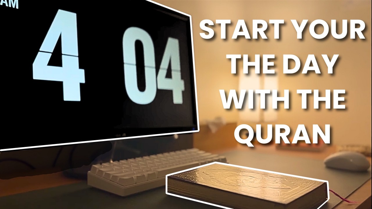 how to ACTUALLY wake up early to MEMORIZE QURAN