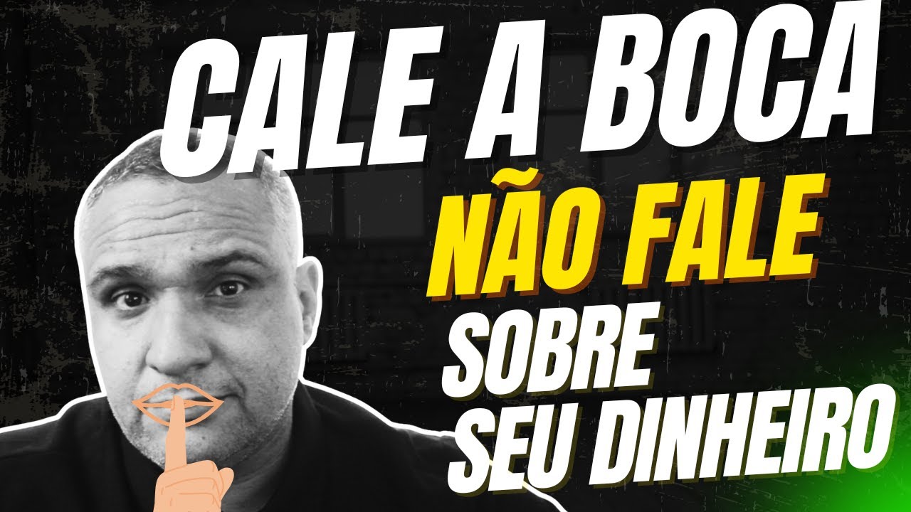 Não fale a ninguém sobre o seu dinheiro.