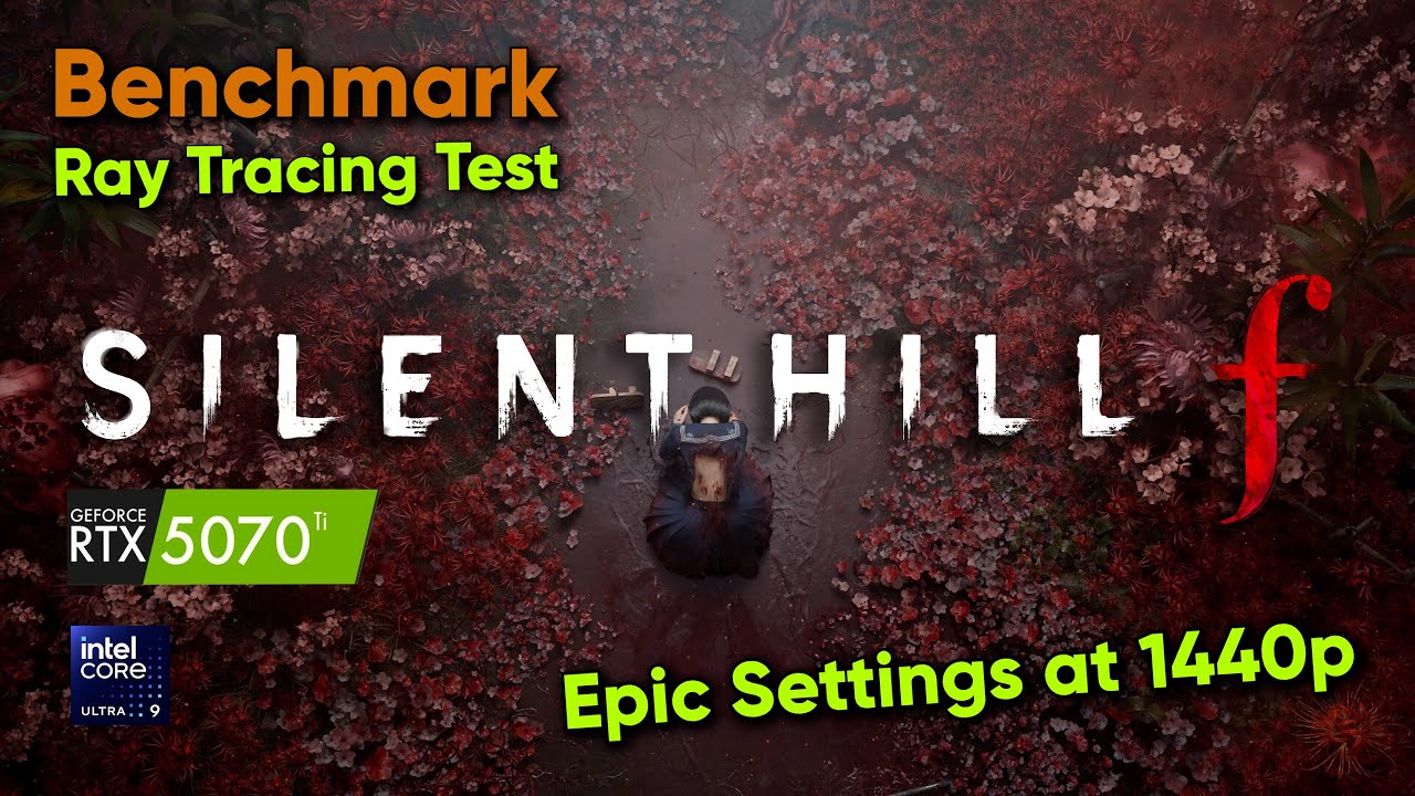 SILENT HILL f RTX 5070Ti Asus ROG Laptop Benchmark 1440p Epic settings