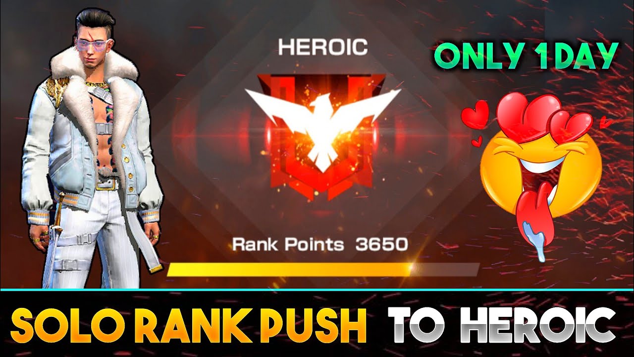 How to rank push in solo 2021 | Heroic kaise jaye 2021