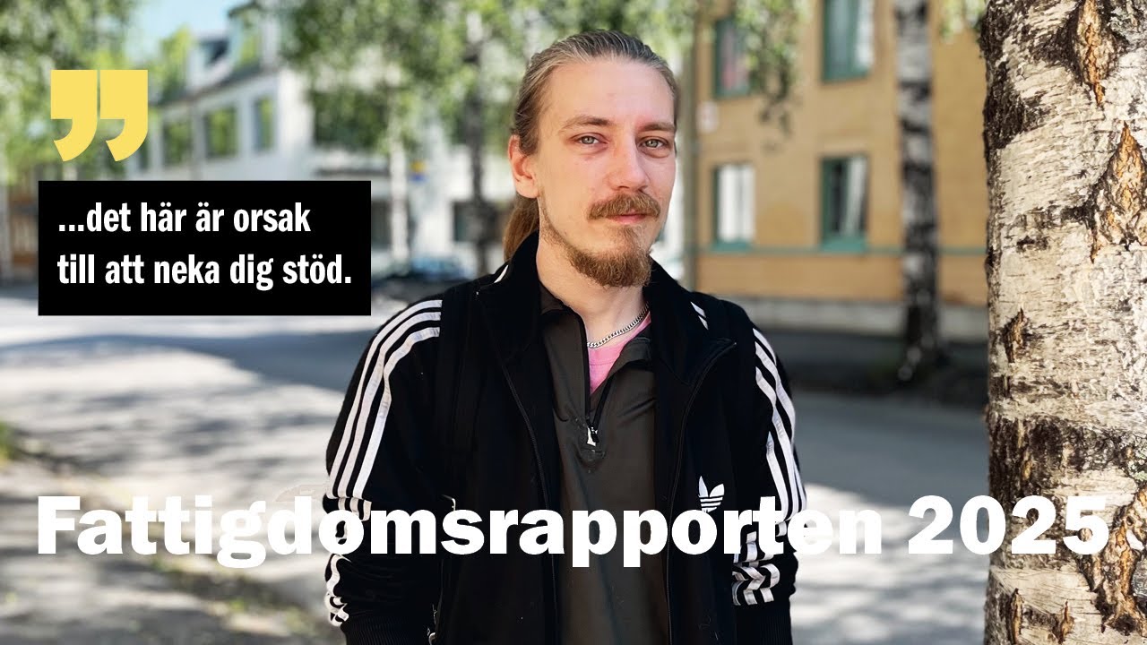 Fattigdomsrapporten 2025 – Tobias berättelse