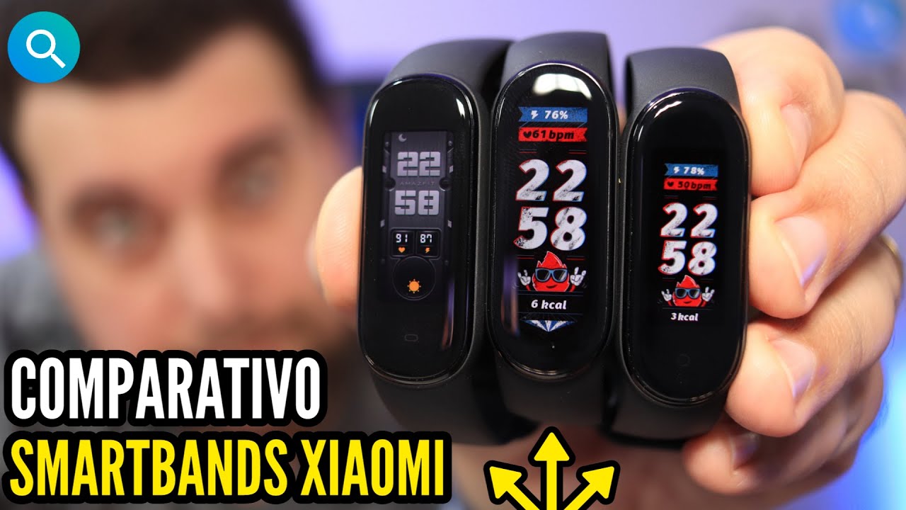 Mi Band 6 vs Mi Band 5 vs Amazfit Band 5 - Comparativo Triplo!