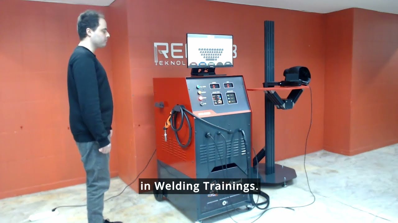 Demonstration of VR Based Welding Simulator - REDLAB