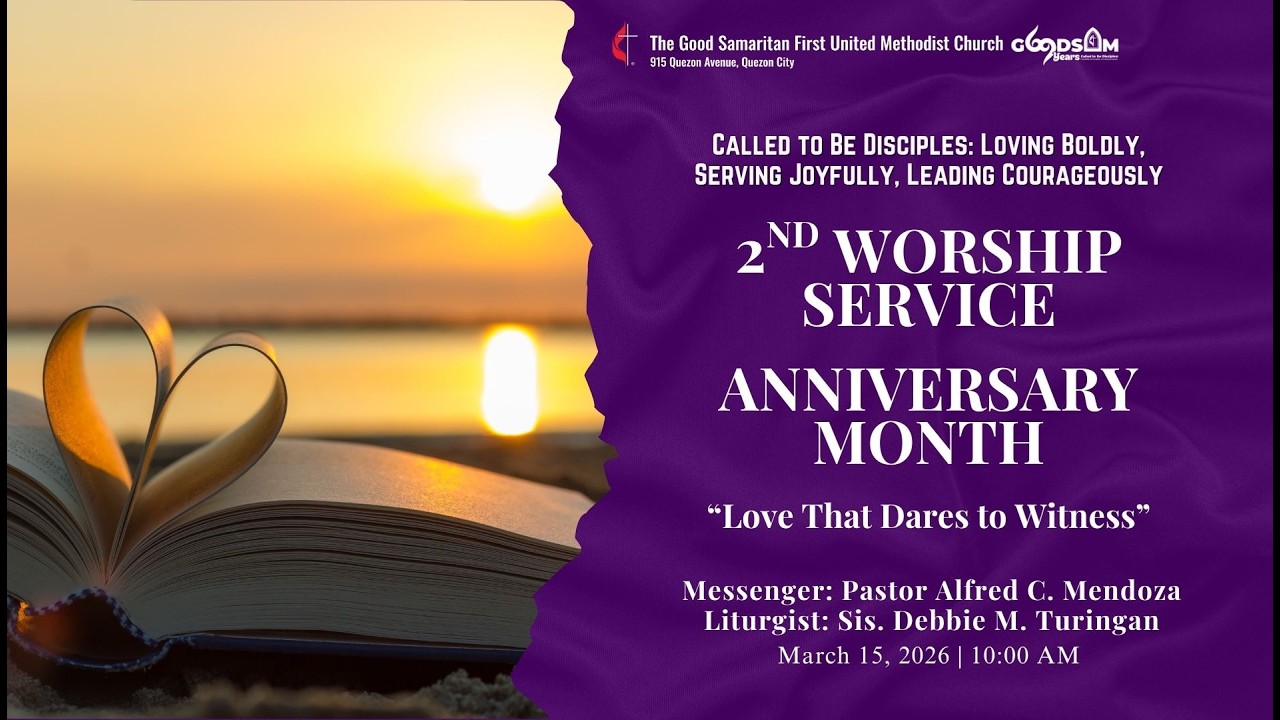 FOURTH SUNDAY IN LENT“Love That Dares to Witness” | March 15, 2026 • 10:00 a.m.