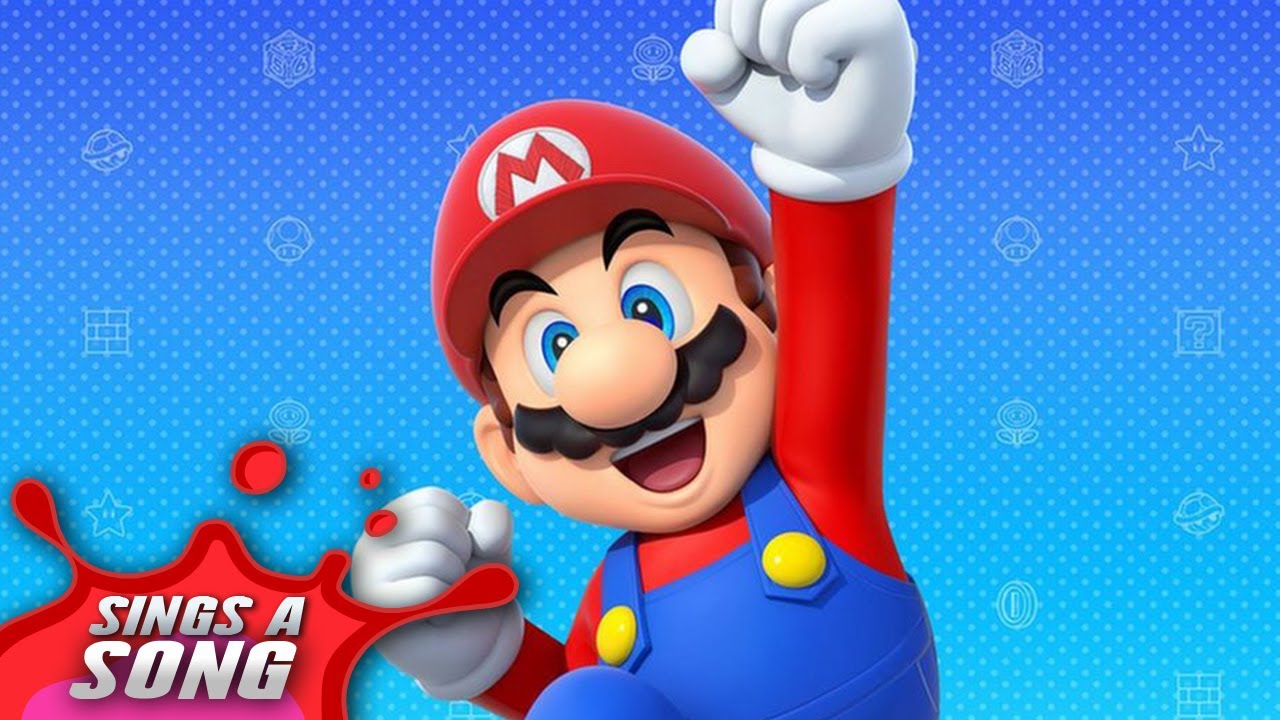 Mario Sings A Song (Super Mario Video Game Parody)