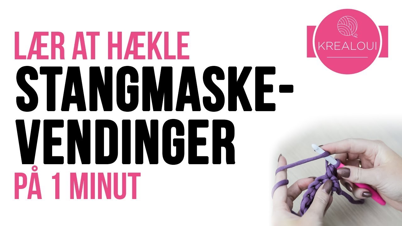 L&aelig;r at lave STANGMASKE-VENDINGER  p&aring; 1 minut