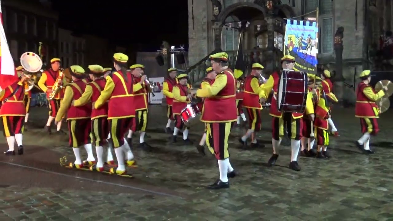 Steltenlopers Van Merchtem uit België tijdens Int. Taptoe Gouda 2022