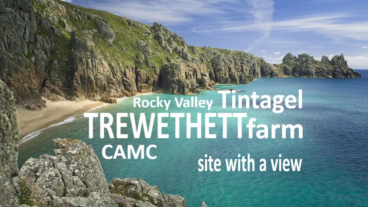 Trewethett farm Caravan and Motorhome Club campsite, Trethevy,Tintagel, Rocky Valley and more.