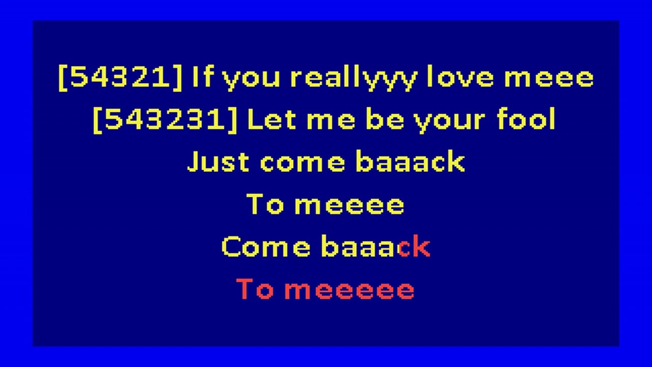 Five Stairsteps - Come Back (karaoke)