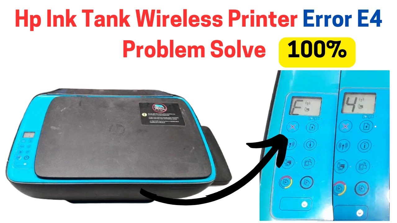hp ink tank 419 e4 error || hp 419 e3 e4 error || how to fix e4 error hp