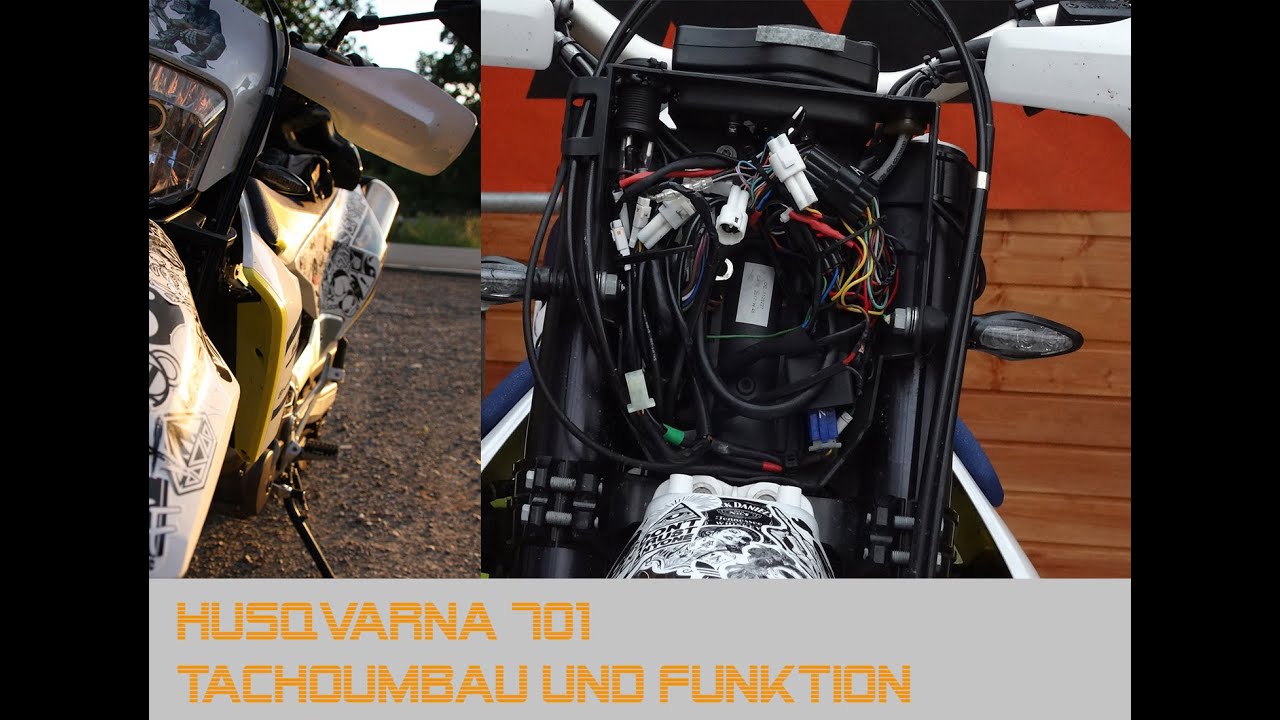 Husqvarna 701 Tachoumbau auf was vernünftiges!