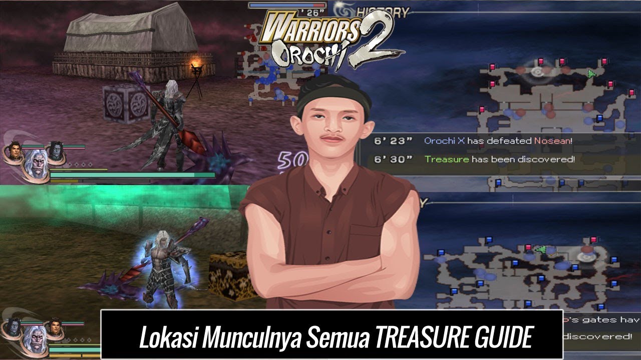 Lokasi Munculnya Semua Treasure - Warriors Orochi 2