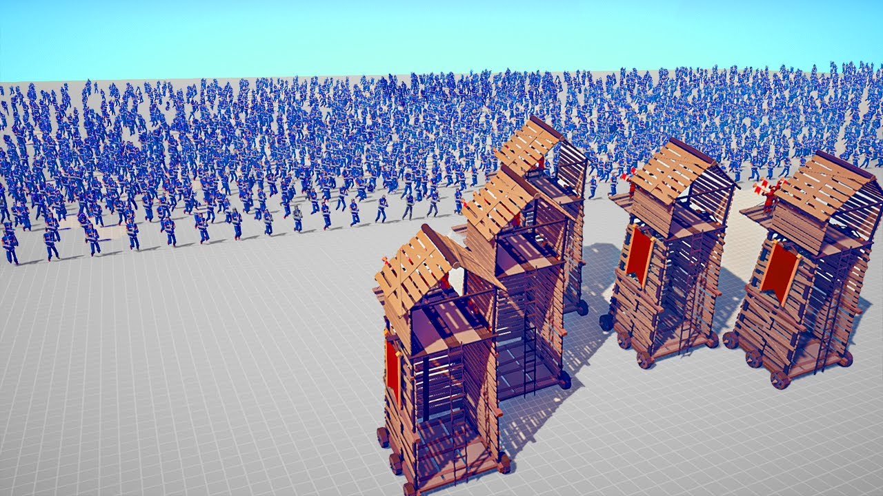 SUPER TOWER 🔥 vs ⚔️ MELEE ARMY / Totally Accurate Battle Simulator ( TABS )