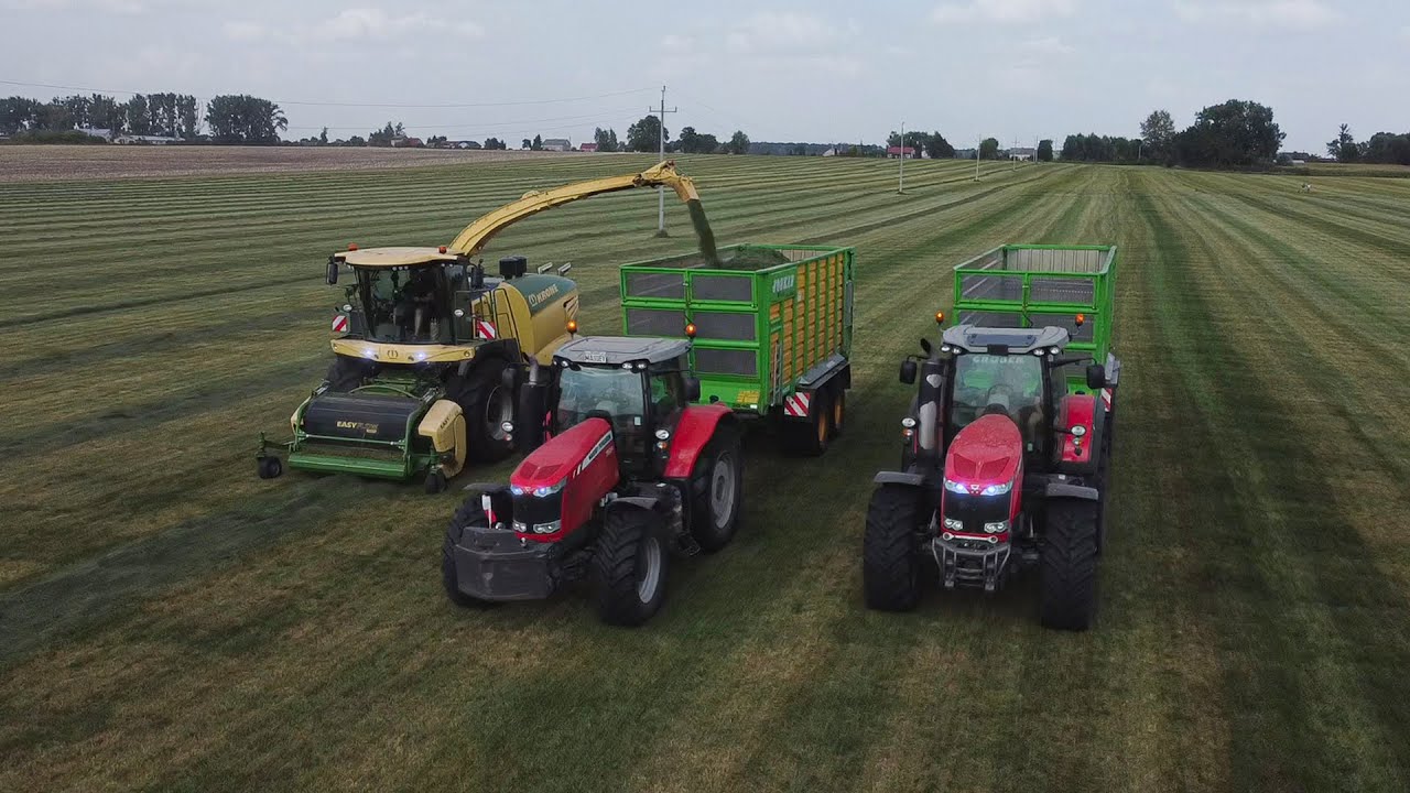 ☆Zbiór traw 2022☆Krone BIG X680☆Massey Ferguson 8690&7624☆Usługi Rolnicze Zduniak☆Agro Adi