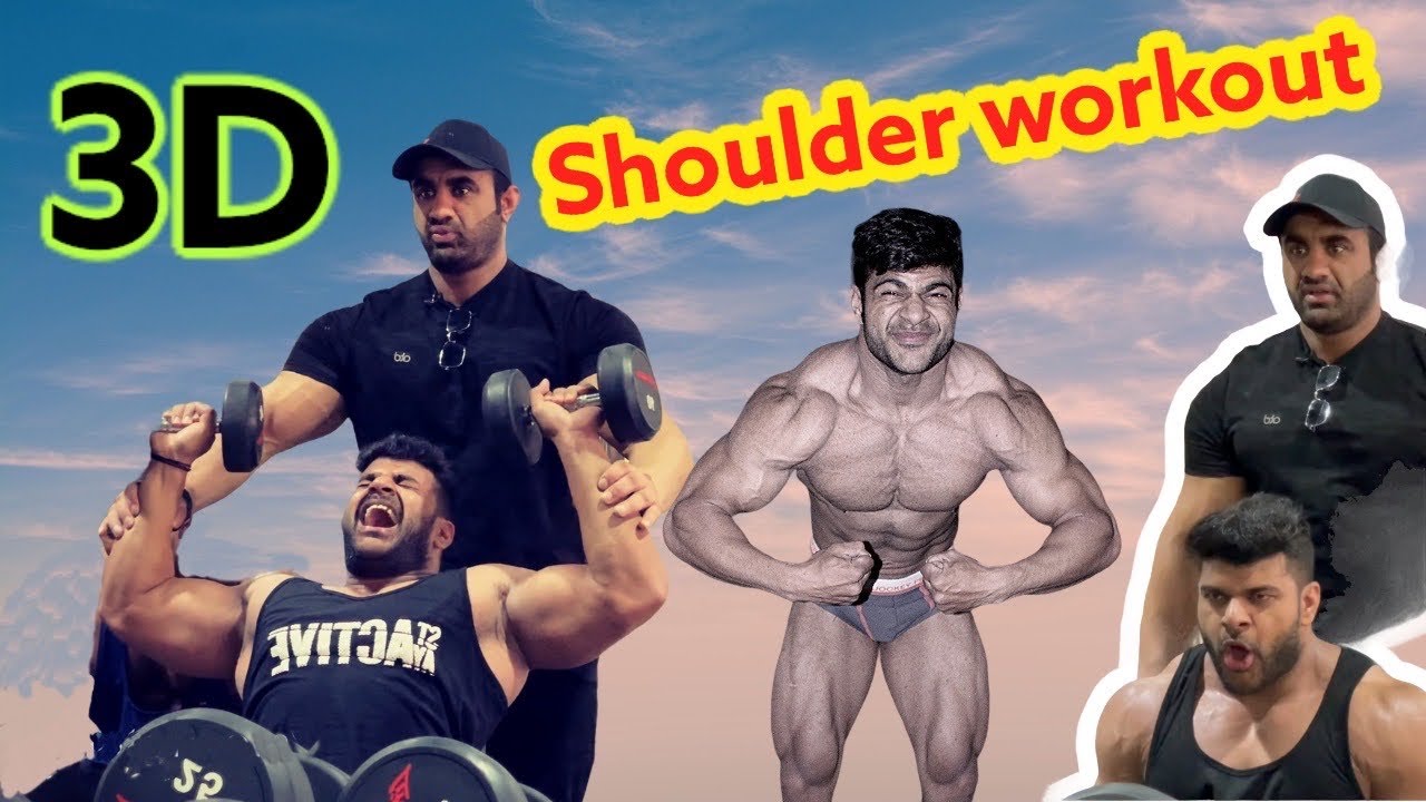 3D Shoulder workout for advance and pro level bodybuilders full explained