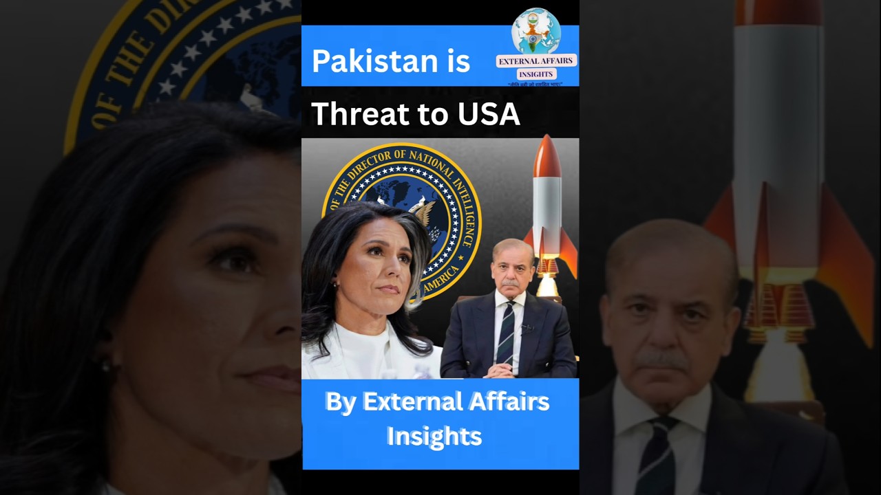 Is Pakistan&rsquo;s Nuclear Program a Threat to the US?Tulsi Gabbard&rsquo;s Senate Warning #geopoliticsinhindi