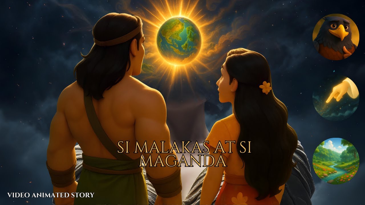 Si Malakas at Si Maganda | Full Animated Short Film (Filipino Mythology in Disney-Pixar Style)