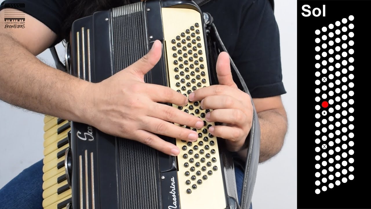 Conhecendo o teclado e os baixos [primeiros passos no acordeon]