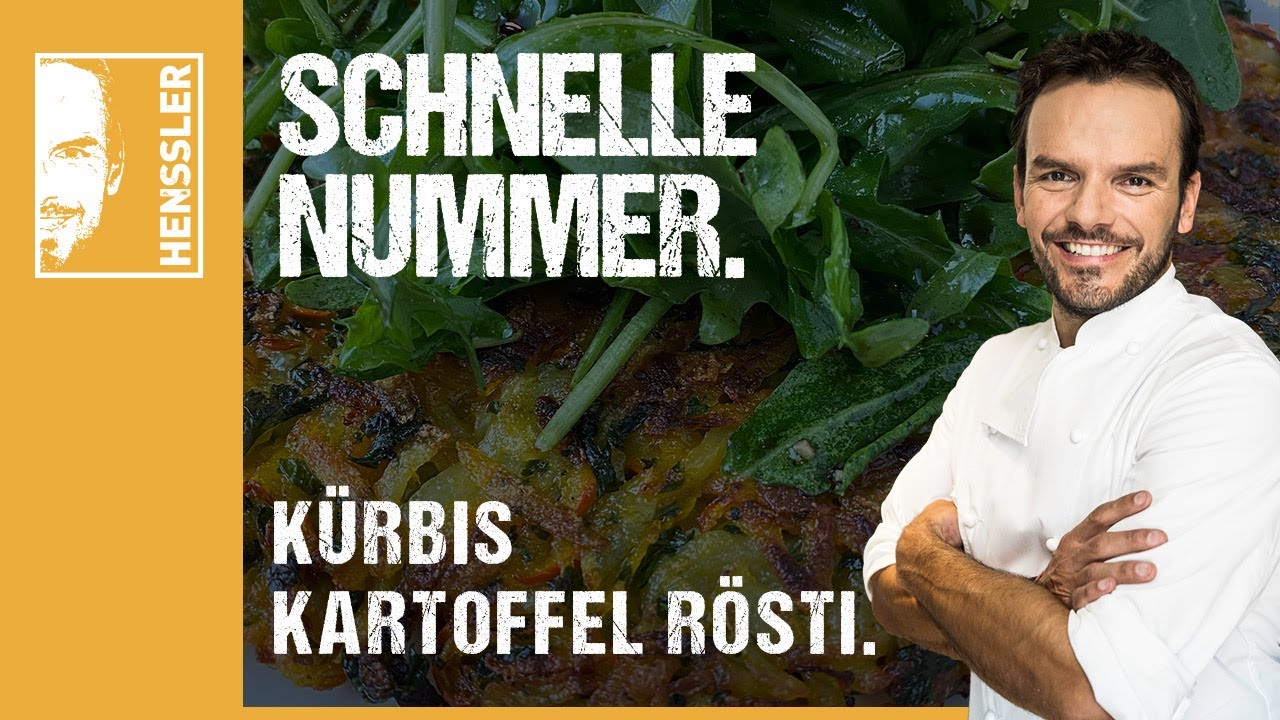 Schnelles Kürbis-Kartoffelrösti Rezept von Steffen Henssler