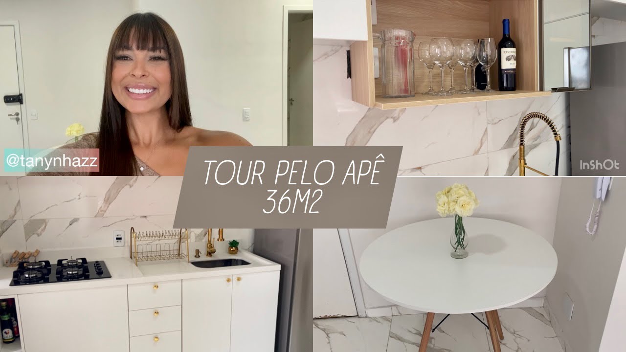 TOUR PELO MEU  APARTAMENTO PEQUENO 36m2 KAZZAS