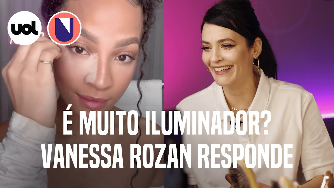 Vanessa Rozan testa trend com pó iluminador! Será que funciona?