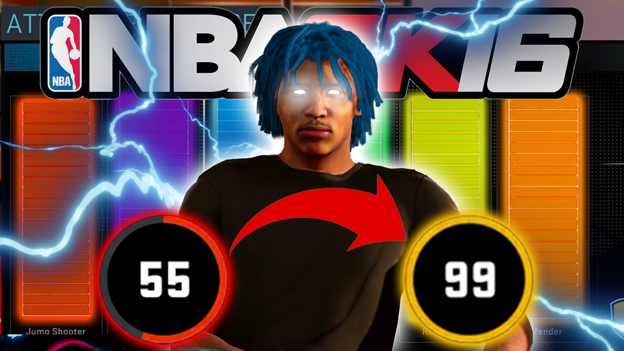 Играю в NBA 2K16, но у меня рейтинг 99, я новичок. #nba2k #gaming