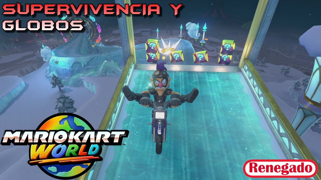 Modo Supervivencia y Los Globos -  Mario Kart World!! 🏁🏎️🏁