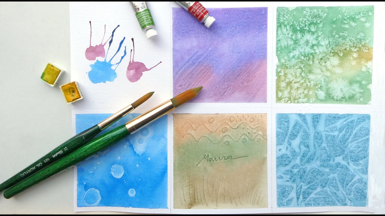 6 effetti speciali con l'Acquerello - Materiali speciali che vi stupiranno